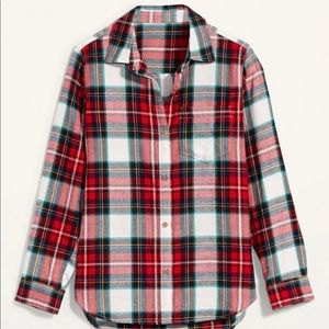 Old Navy Boyfriend Plaided Shirt (Women)